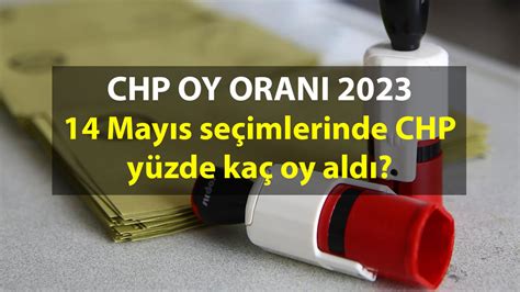 Chp istanbul da yüzde kaç oy aldı